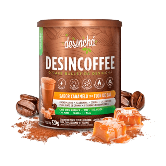Desincoffee sabor Caramelo com flor de Sal 220g Desinchá