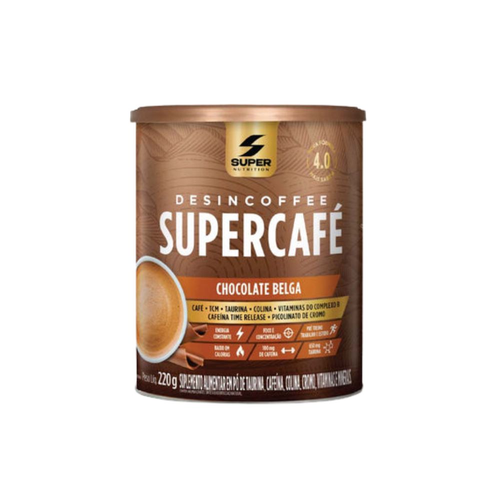 Desincoffee Supercafé Chocolate Belga 220g Super Nutrition