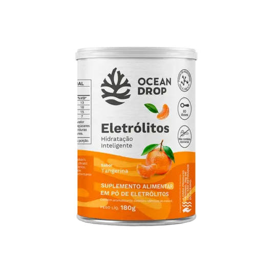 Eletrólitos em Pó Sabor Tangerina 180g Ocean Drop