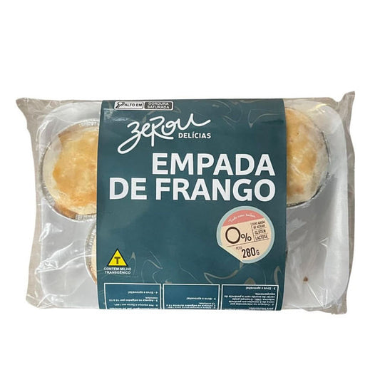 Empada de Frango Sem Glúten e Lactose 280g Zerou Delícias