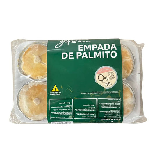 Empada de Palmito Sem Glúten e Lactose 280g Zerou Delícias