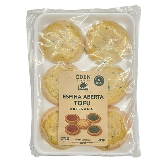 Esfiha Artesanal de Tofu 360g Éden Alimentos