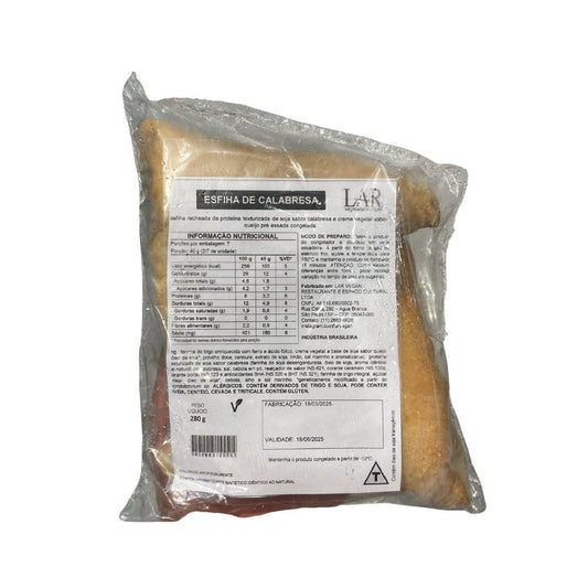 Esfiha de Calabresa Vegana 280g Lar Vegetariano Vegan