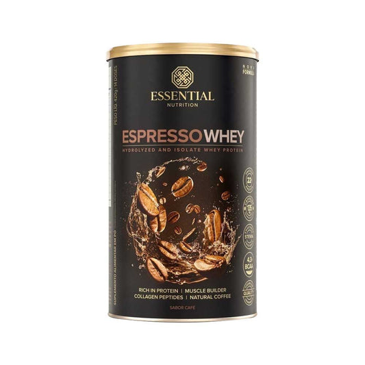 Espresso Whey Lata 462g Essential Nutrition