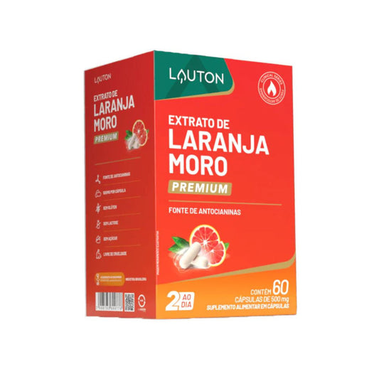 Extrato de Laranja Moro Premium 60 Cápsulas Lauton