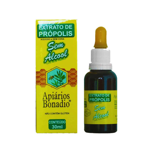 Extrato de Própolis 11% Sem Álcool 30ml Apiário Bonadio