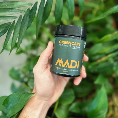 Extrato de Própolis Verde GreenCaps 30 Cápsulas MADI