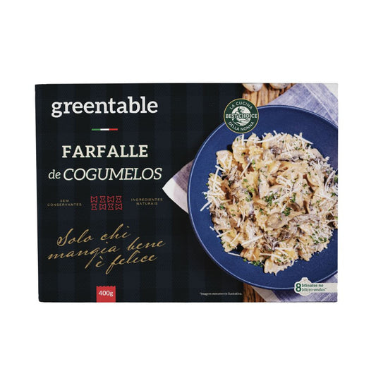 Farfalle de Cogumelos 400g Green Table