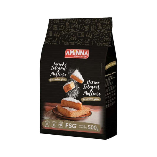 Farinha Integral Sem Glúten 500g Aminna