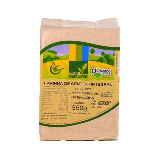 Farinha de Centeio Integral Orgânico 350g  Coopernatural