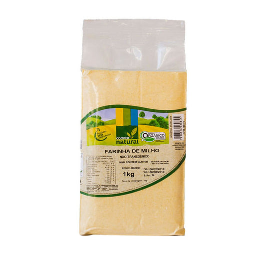 Farinha de Milho Orgânico 1kg Coopernatural