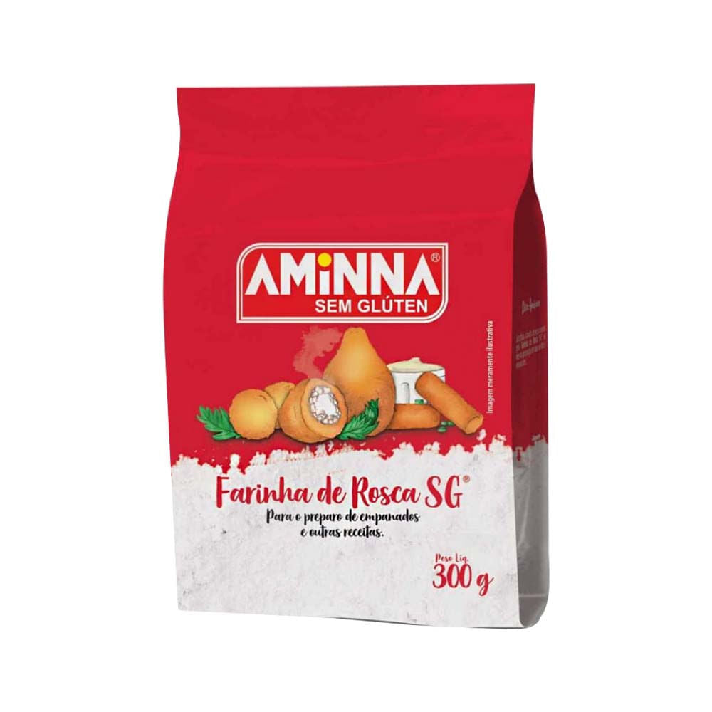 Farinha de Rosca Sem Glúten 300g Aminna