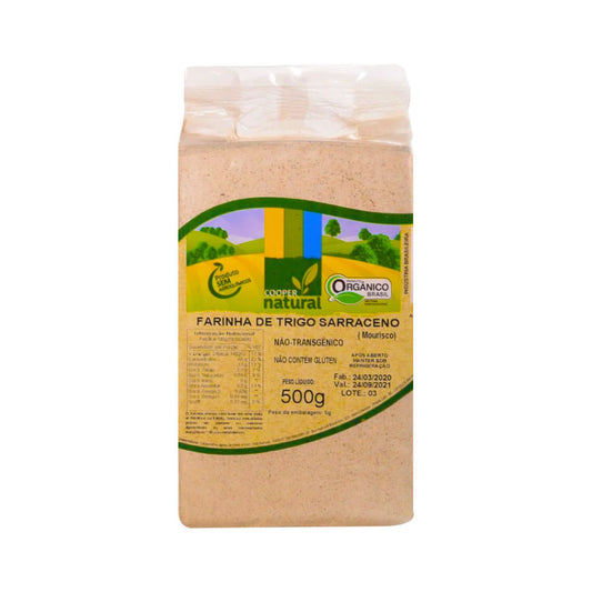 Farinha de Trigo Sarraceno Orgânico 500g Coopernatural