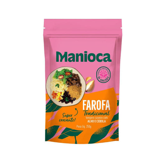 Farofa Tradicional com Alho e Cebola 250g Manioca