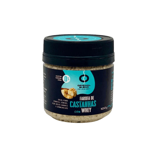 Farofa de Castanhas com Whey 100g Original Blend