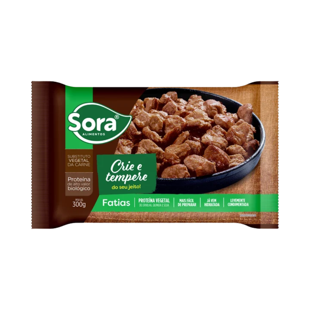 Fatias Vegetal Crie e Tempere 300g Sora