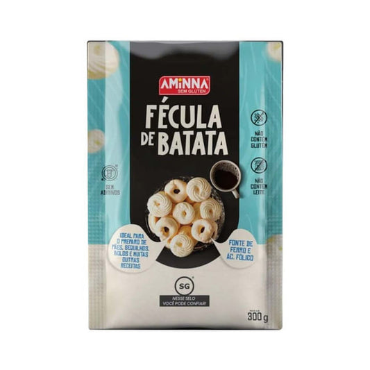 Fécula de Batata Sem Glúten 300g Aminna