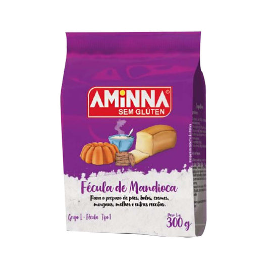 Fécula de Mandioca Sem Glúten 300g Aminna