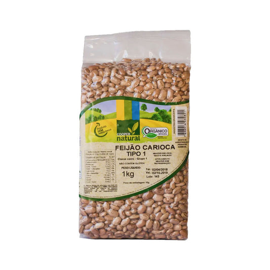 Feijão Carioca Orgânico 1kg Coopernatural