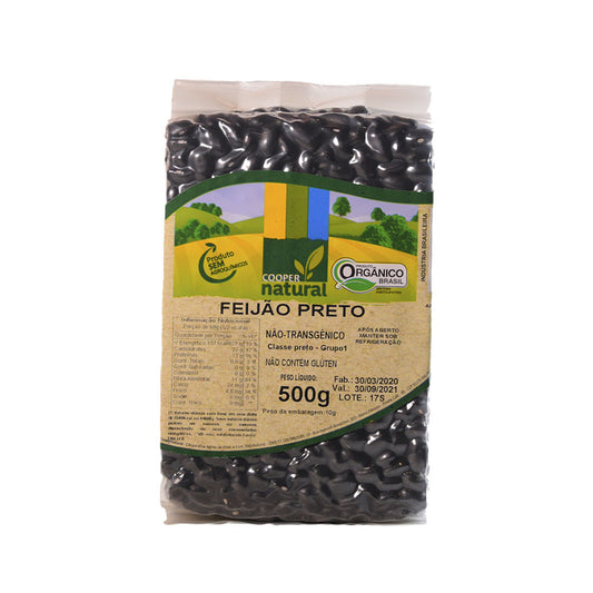 Feijão Preto Orgânico 500g Coopernatural