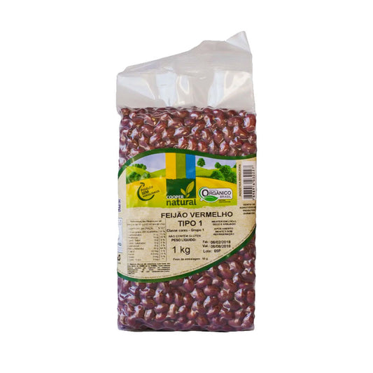 Feijão Vermelho Orgânico 1kg Coopernatural