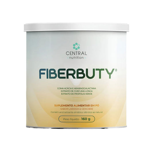 Fiberbuty Suplemento de Fibras Sabor Laranja e Gengibre 160g Central Nutrition