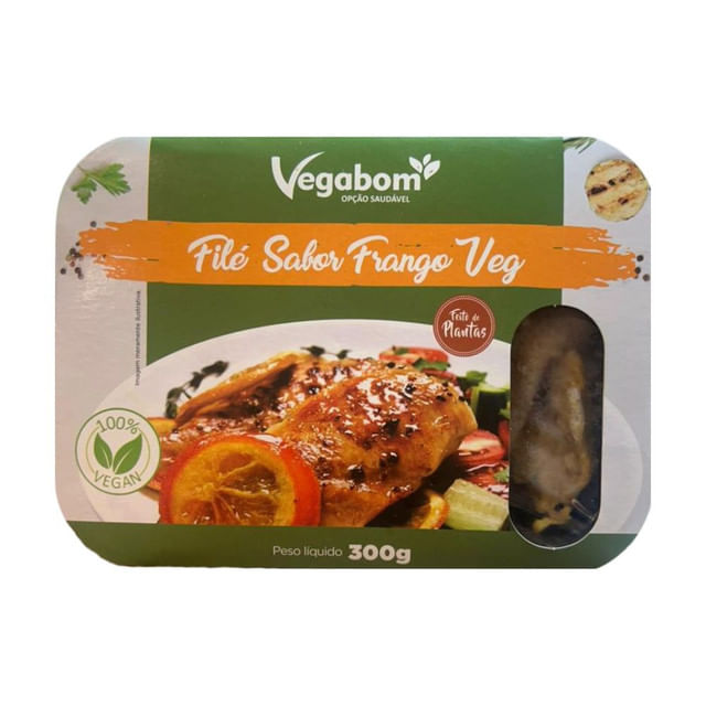 Filé de Frango Vegano 300g Vegabom