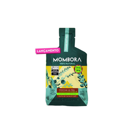 Gel de Carboidrato Natural 80mg de Cafeína Mocha Ultra 30g Mombora