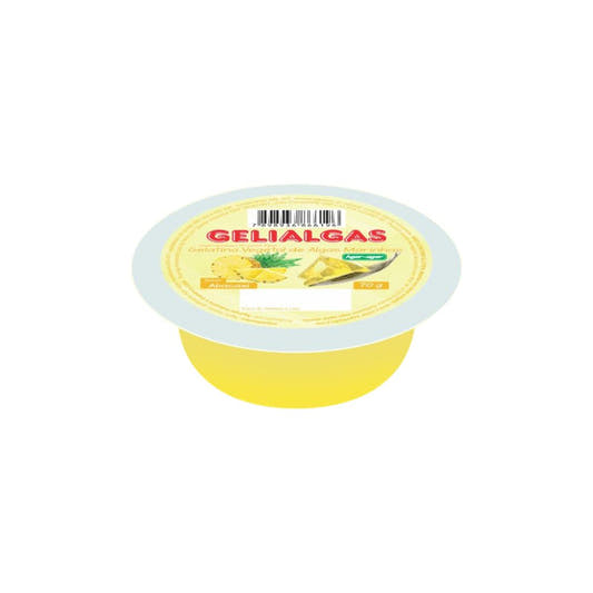 Gelatina Vegetal Agar-Agar Sabor Abacaxi 70g Gelialgas