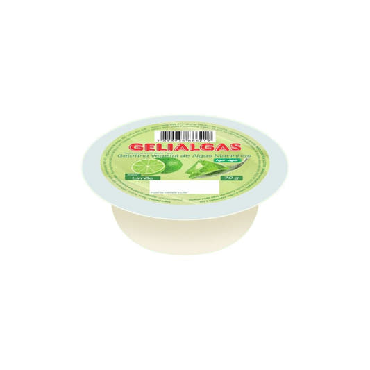 Gelatina Vegetal Agar-Agar Sabor Limão 70g Gelialgas