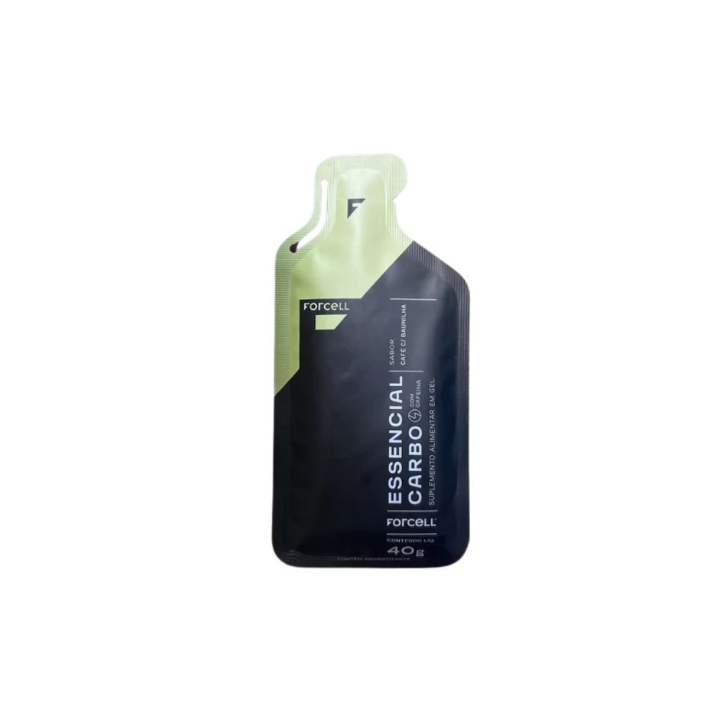 Gel de Carboidrato Essencial Carbo com Cafeína Café com Baunilha 40g Forcell