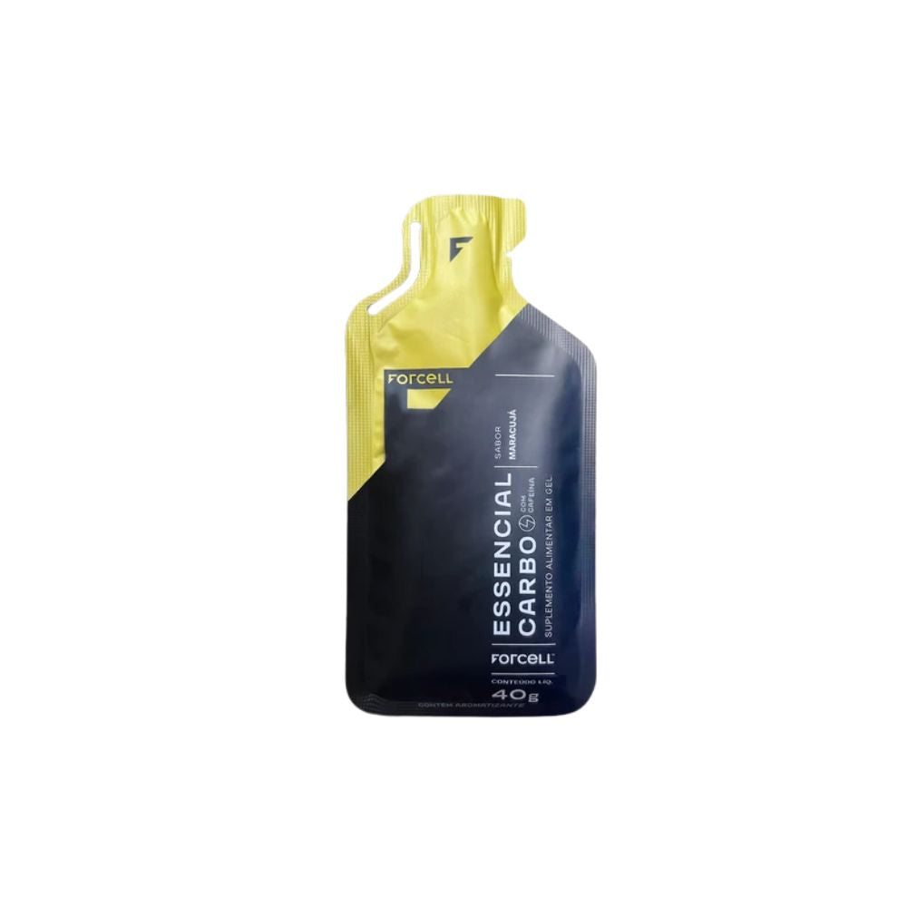 Gel de Carboidrato Essencial Carbo com Cafeína Maracujá 40g Forcell