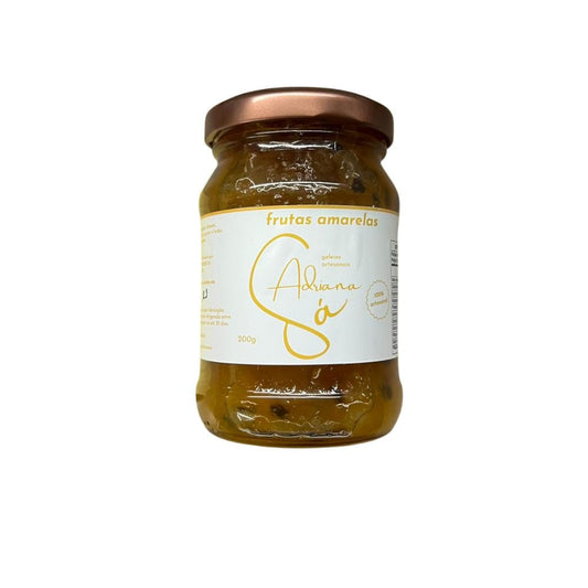 Geleia Artesanal de Frutas Amarelas 200g Adriana Sá