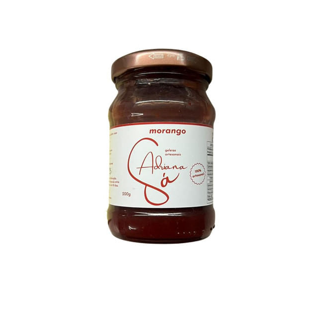 Geleia Artesanal de Morango 200g Adriana Sá