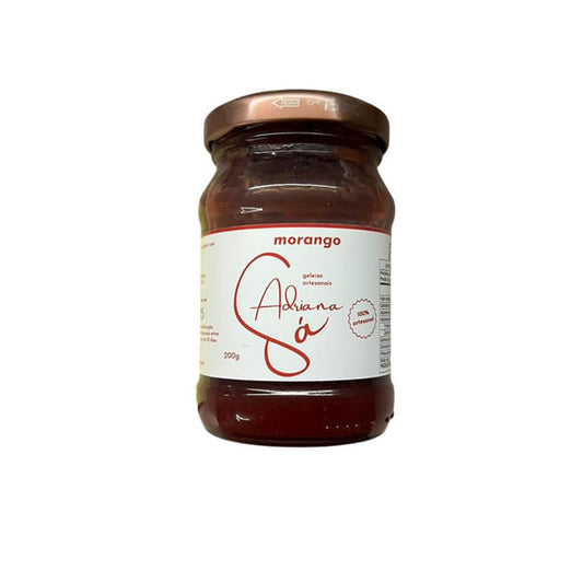 Geleia Artesanal de Morango 200g Adriana Sá