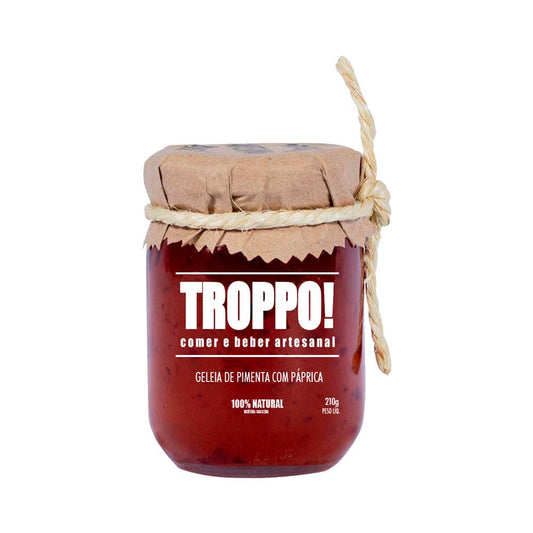 Geleia Artesanal de Pimenta com Páprica Picante 210g Troppo