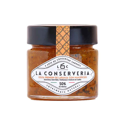 Geleia Premium Laranja com Manjericão 230g La Conserveria