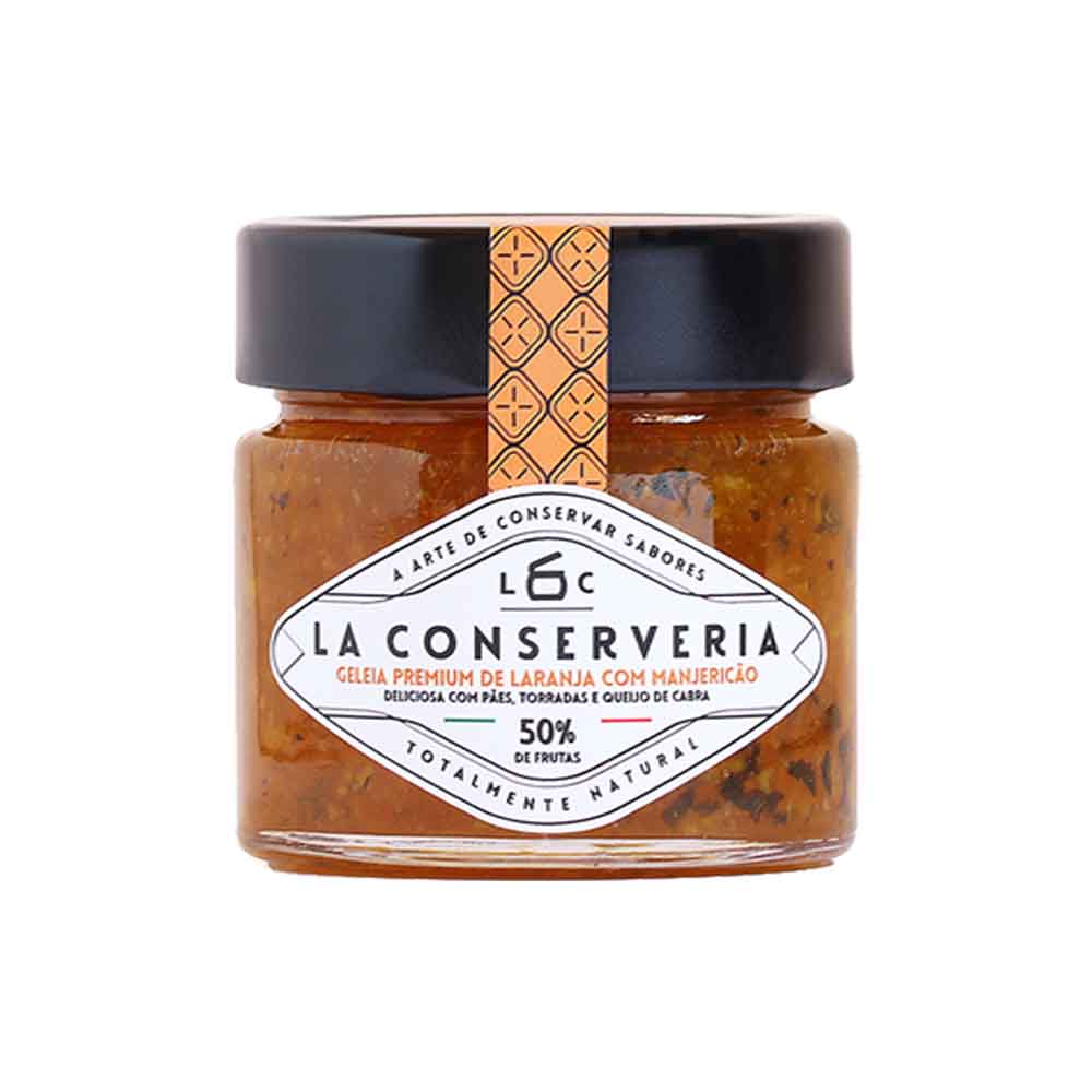 Geleia Premium Laranja com Manjericão 230g La Conserveria