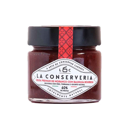Geleia Premium de Morango com Baunilha Bourbon 240g La Conserveria
