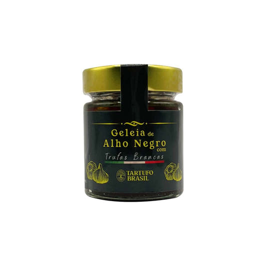 Geleia de Alho Negro com Trufas Brancas 150g Tartufo Brasil