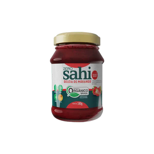 Geleia de Morango Orgânica Zero Açúcar 180g Sahi