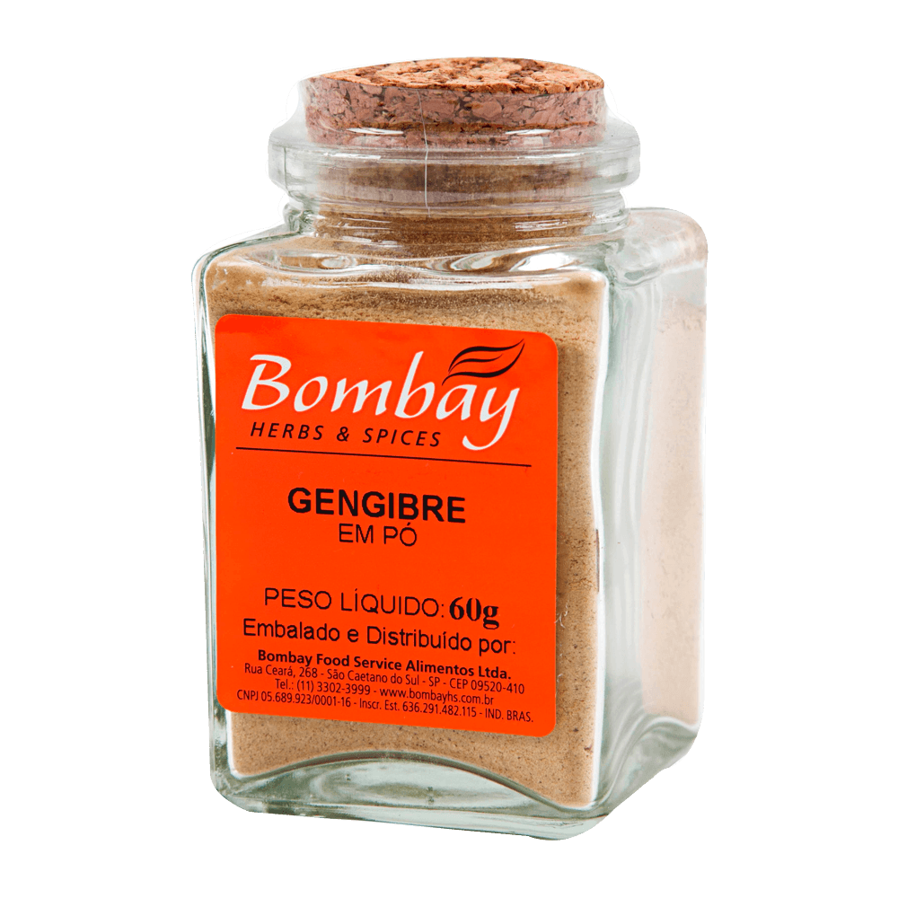 Gengibre em pó 60g Bombay
