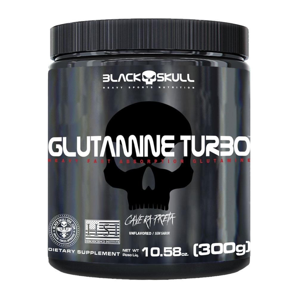 Glutamine Turbo 300g Black Skull