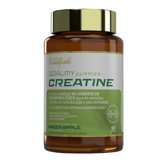 Goalmy Gummies Creatina Sabor Maçã Verde 60 Gomas Trustfuel