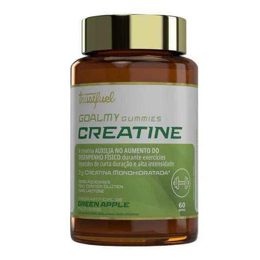 Goalmy Gummies Creatina Sabor Maçã Verde 60 Gomas Trustfuel