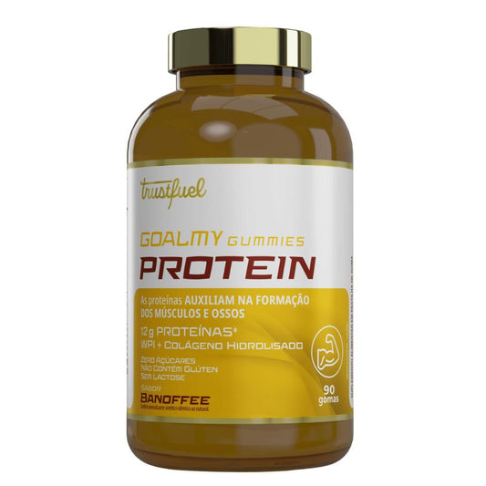 Goalmy Gummies de Proteína Sabor Banoffee 90 Gomas Trustfuel