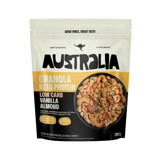 Granola-Keto-Protein-Low-Carb-Vanilla-Almond-200g-Harts-Natural-Australia