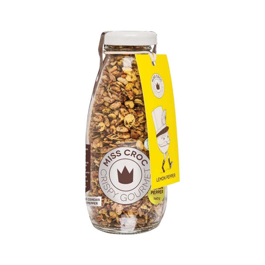 Granola Salgada Sem Glúten Lemon Pepper 130g Miss Croc