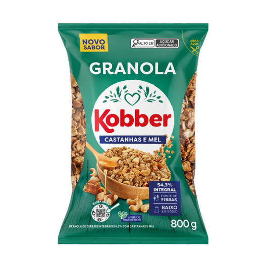 Embalagem-de-granola-kobber-800g-sabor-castanhas-e-mel-fonte-de-fibras-baixo-em-sodio-e-integral