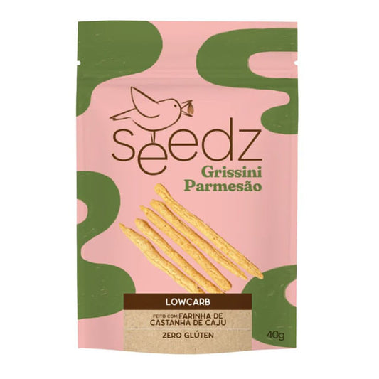 Grissini Low Carb de Parmesão 40g Seedz